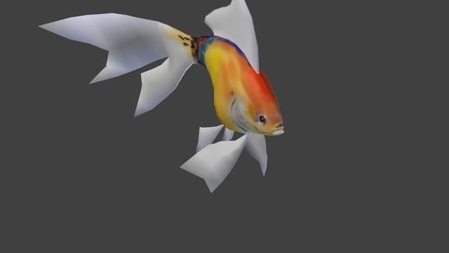 fish animation blender 3d rigging, modelling and texturing