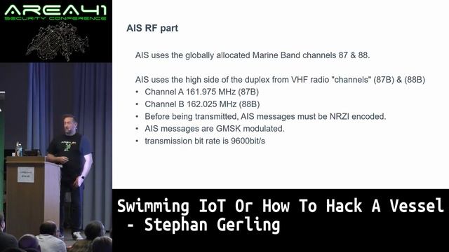 Stephan Gerling Swimming IoT Or How To Hack A Vessel Area 41 2018