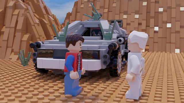 Back To The Future | Travel To The Silk Road | Lego Blender Animation