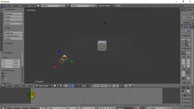 Blender Animate Camera with Keyframes QUICK