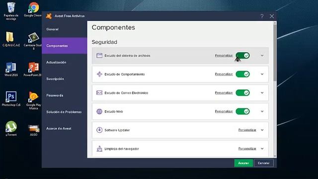 COMO DESACTIVAR EL AVAST FREE ANTIVIRUS