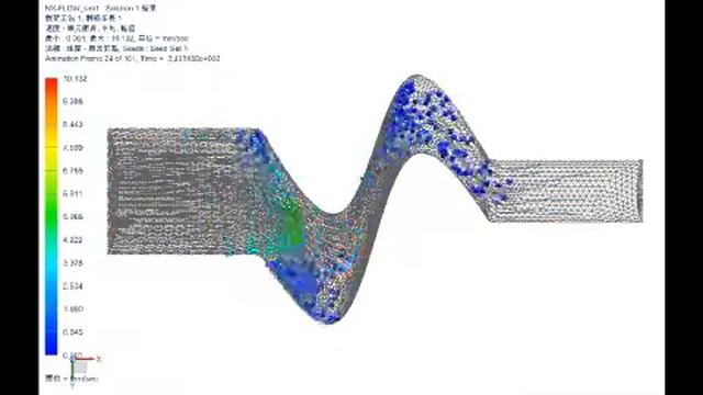 NX 8.5 NASTRAN FLOW 3D Simulation (Water)