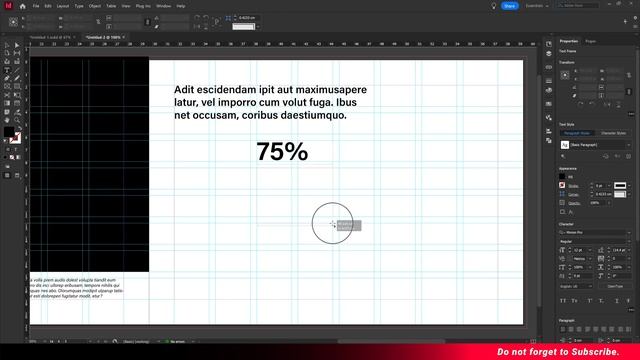 How to Page Layout design (Landscape) in Adobe InDesign 2022 CC