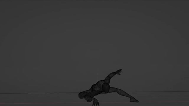 Spider Man Landing - Blender 3D Animation