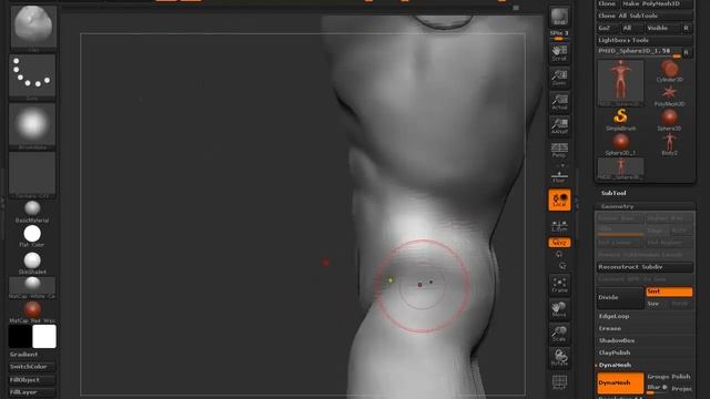 Time-lapse: Basic proportions male character in Pixologic ZBrush