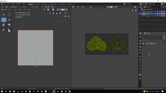 Creating Realistic Ivy Leaves in Blender 2.80