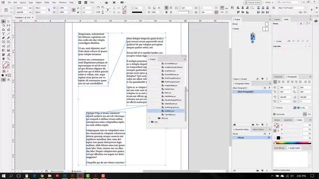 Tutorial Indesign - Unthread Text Frames