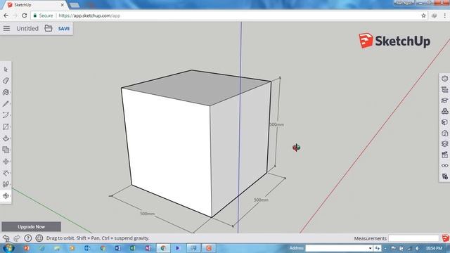 MEMBUAT OBJEK 3D SEDERHANA DENGAN SKETCHUP ONLINE