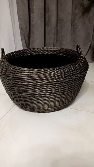 Кашпо из ротанга