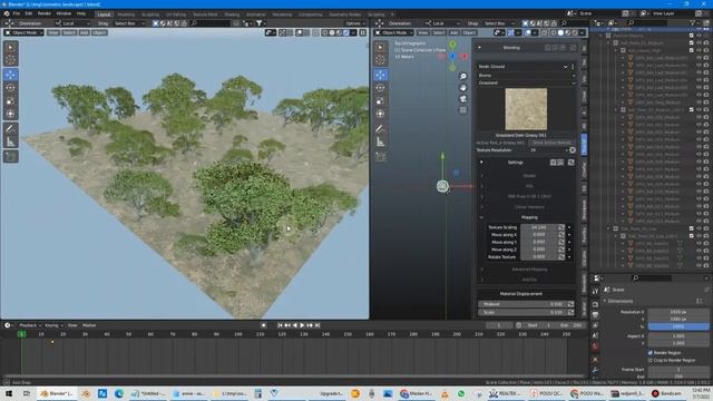 We have been using these wonderful Blender addons for our landscape design work. Check it out.