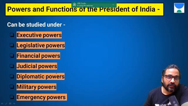 L14: President (Central Government) | Indian Polity | 80 Days Crash Course for Prelims 2020