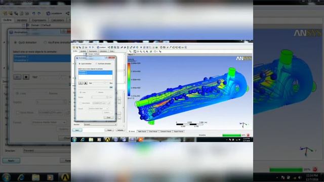 Flow simulation in Ansys 12.0 using CFX