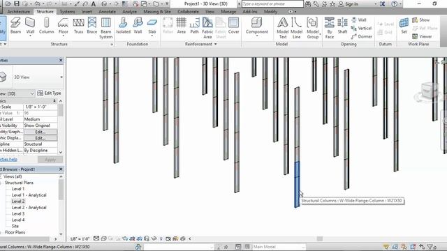 AutoDesk Revit - Structural Columns Part 2