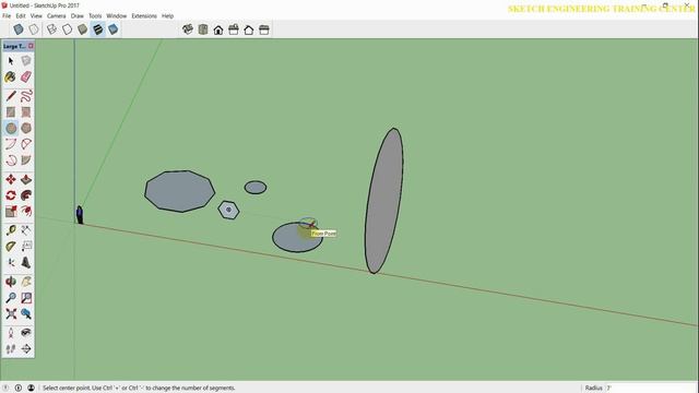 Circle and Rectangle Tool for SketchUp Modelling