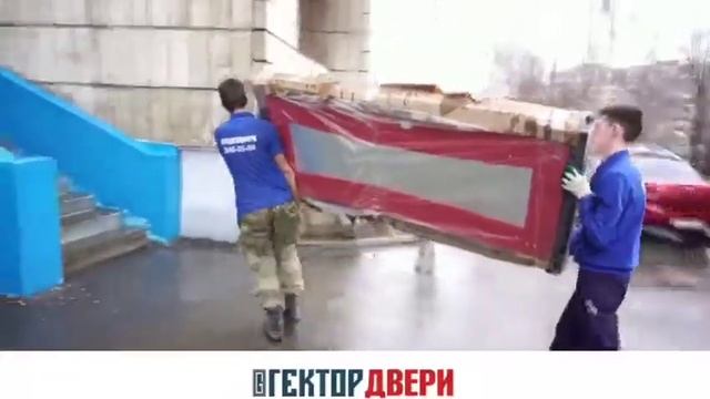 Доставка новой двери из компании Гектор Двери в Казани