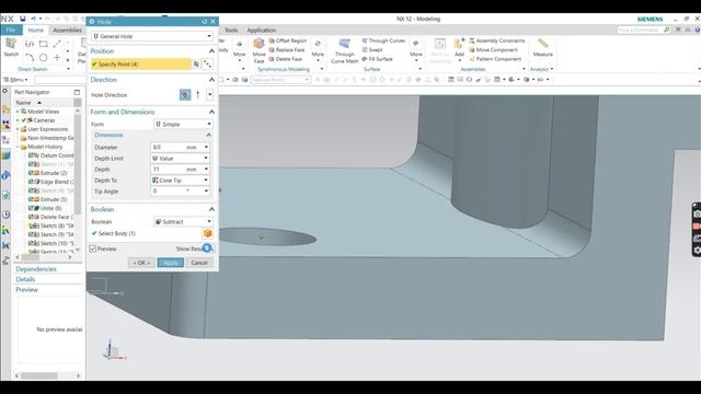 Siemens NX cad tutorial ||NX CAD EXERCISE ||