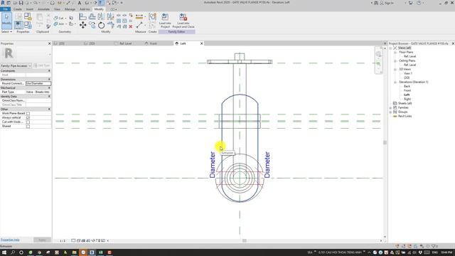 REVIT MEP 2020 | BAI 3.2:Family Valve P2 (lookup table)| Nhat Tran