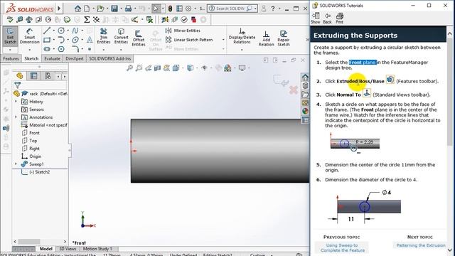 SolidWorks : 3D Sketching : 6.1