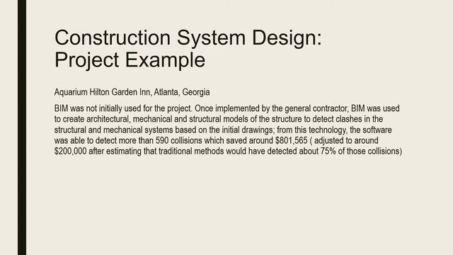 Week 2: Introduction to BIM- Construction System Design & Site Analysis