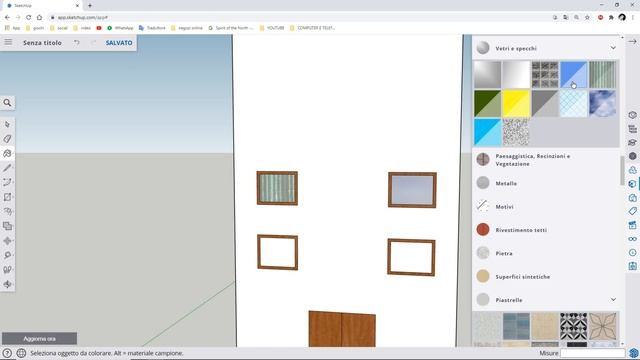 Sketchup free web tutorial #3 [ITA]