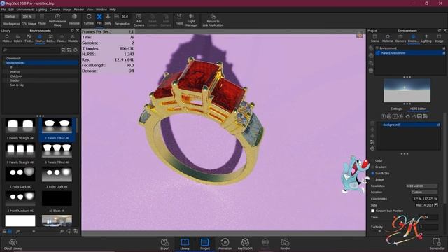 rhino 6 render with keyshot