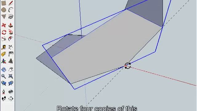 Drawing a dodecahedron in SketchUp 7 in less than two minutes