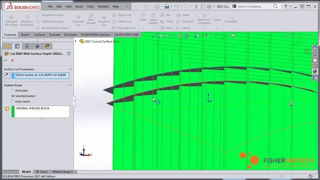 Creating Knurl features in SOLIDWORKS 2017 - PART 2