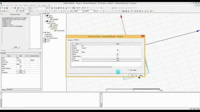 214- Ansys Maxwell- Equivalent Circuir Extraction/ Linear Motion (Actuator) [2/4]