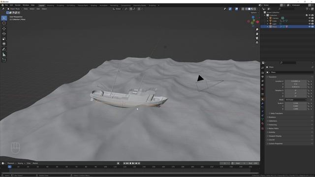 How to Make Anything Sail Through Water in Blender | Floating AND Moving