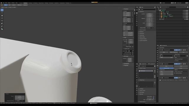 Blender Experiments - Snap seamlessly hard surface objects in blender