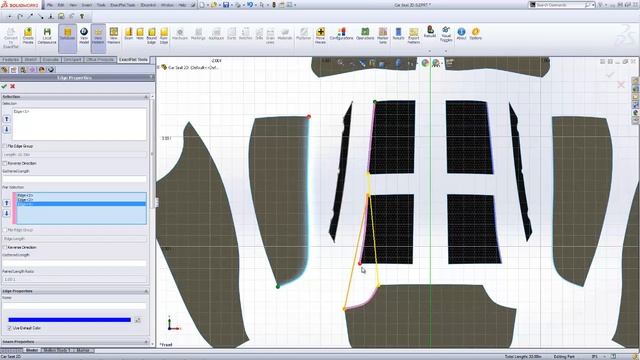 2D Seam Feature (Non Coincident)