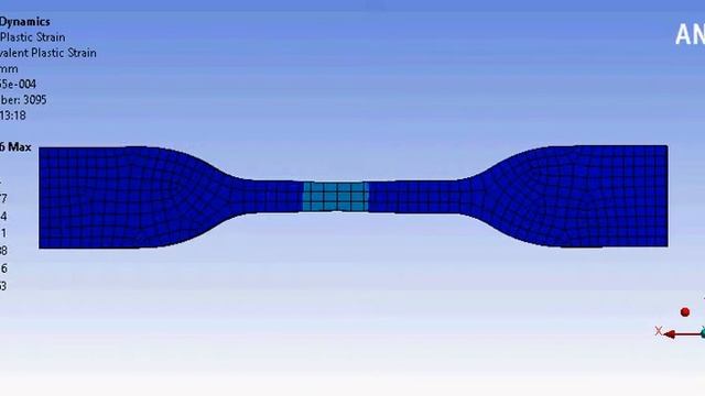 ANSYS FEA TENSILE TEST
