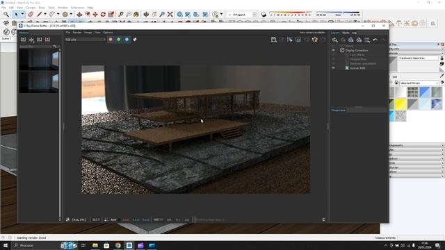 V-RAY + SKETCHUP - MODEL TIMELAPSE