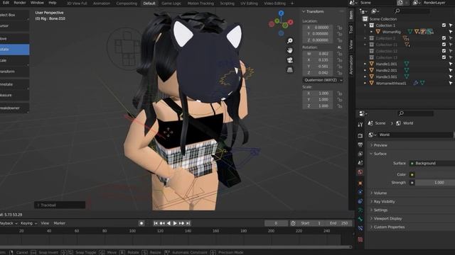 HOW TO POSE YOUR GFX IN BLENDER! *EASY*