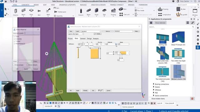 Tekla Structures 2021 - Component Welded Column (31)