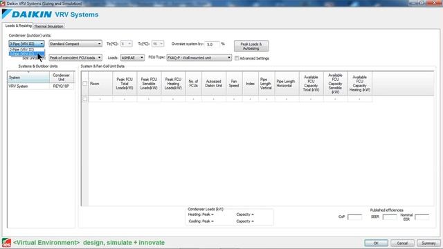 An Overview of the Daikin VRV Plugin for Virtual Enviroment Software for HVAC Load Calculations