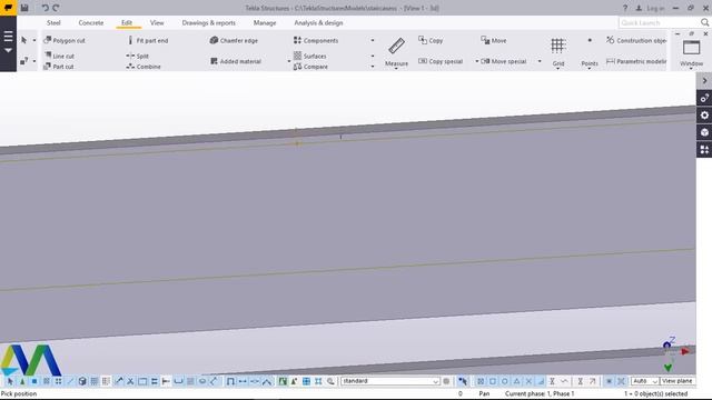 How to create staircase using gratings in TEKLA STRUCTURES 2017