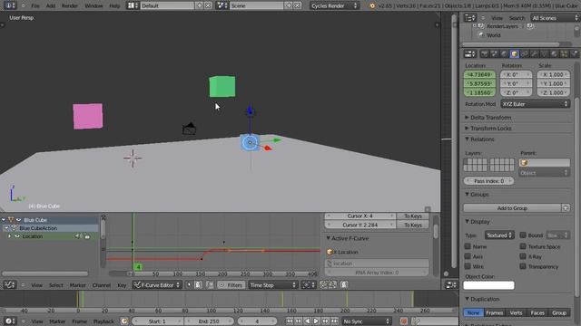 Blender Tutorial - Keyframe Animations with the Graph Editor - Part 3