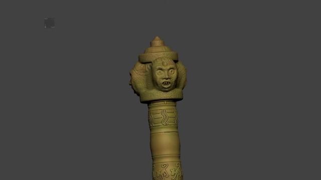 Ancient Dagger - Zbrush High Poly Sculpt