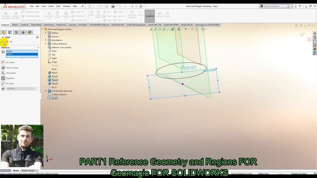 Reference Geometry and Regions in Geomagic for SOLIDWORKS