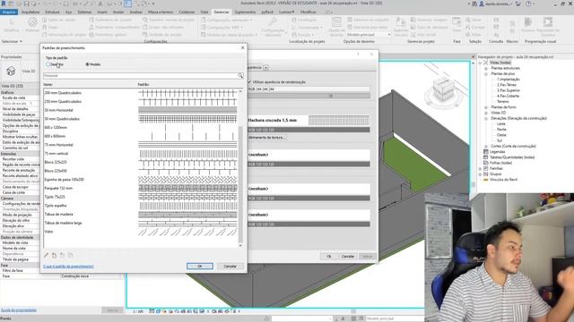 25 - Pintando as Paredes do Projetos - Curso de Revit Projeto Arquitetônico Básico