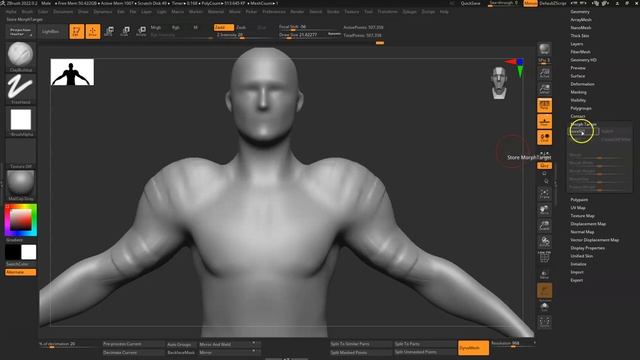 zBrush Demo - Layers and Morph Targets