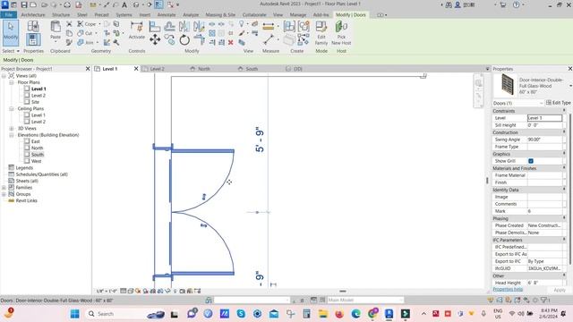 Door and Window Creation in Revit