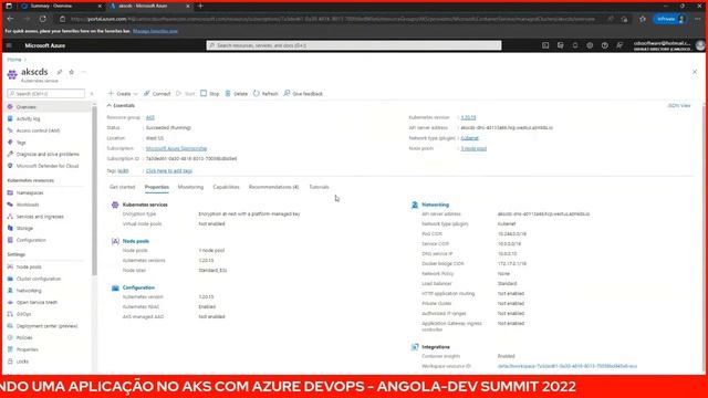 AngolaDev Summit 2022 | Publicando uma Aplicação no AKS com Azure DevOps - Carlos dos Santos