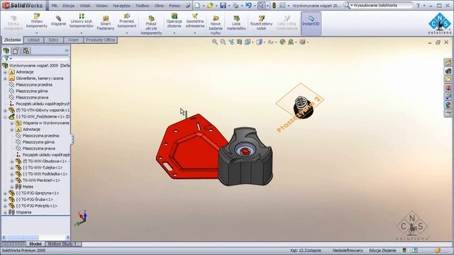 SolidWorks 2010 Wyrównanie wiązań - CNS Solutions