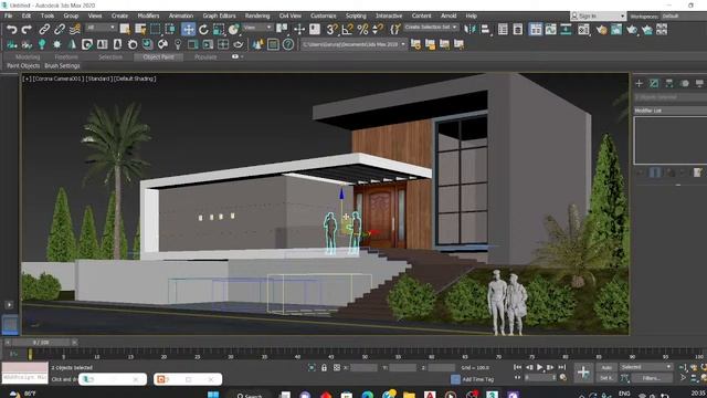 #3dsmax villa 2020@ChaosCorona live class HDR LIGHTING