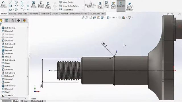 Creating Splines in Solidworks Tutorial