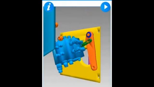 3D Interactive animation of microswitch assembly