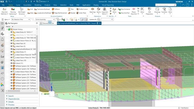 NX 2312 What's New in Ship Structures - Key FORAN capabilities in NX