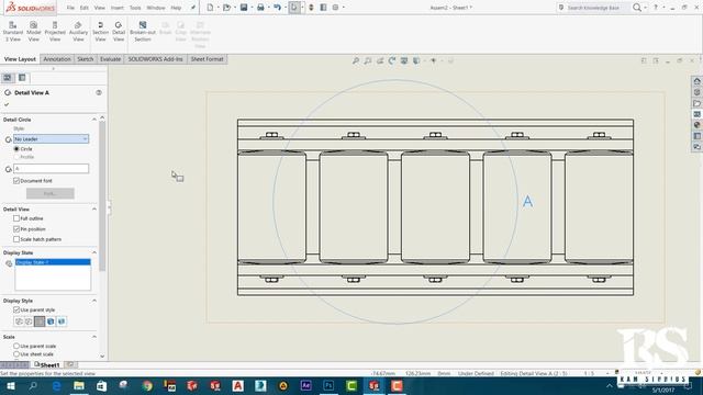 Solidworks Beginner Course (Sinhala)- Part 23 - Detail View